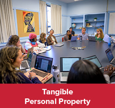 Students sitting in a classroom. Tangible Personal Property