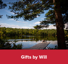People standing on a dock. Gifts by Will